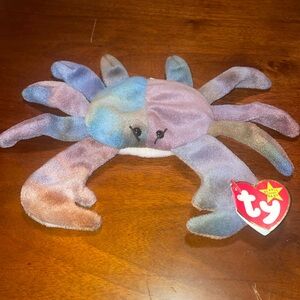 ORIGINAL BEANIE BABY | NAME: CLAUDE THE CRAB